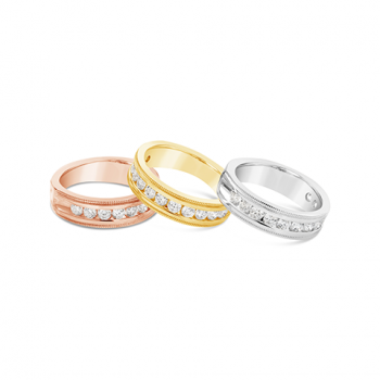18K Diamond Rings