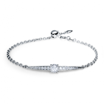 18K White Gold Diamond Bracelet