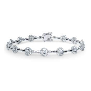 18K White Gold Diamond Bracelet